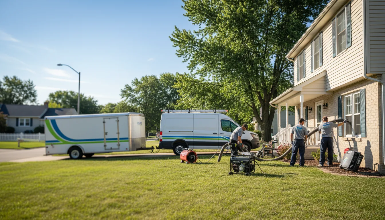 Flooded Basement Restoration And Cleanup With Repair in Ellendale, MN near me